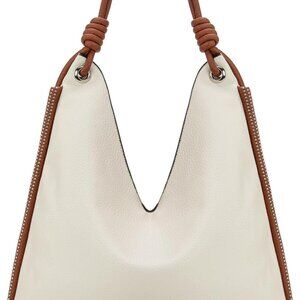 Women Hobo Bag Soft Slouchy PU Leather Top Handle Shoulder Purse Fashion